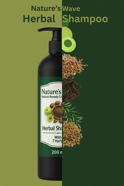 Nature’s Wave Herbal Shampoo #haircare