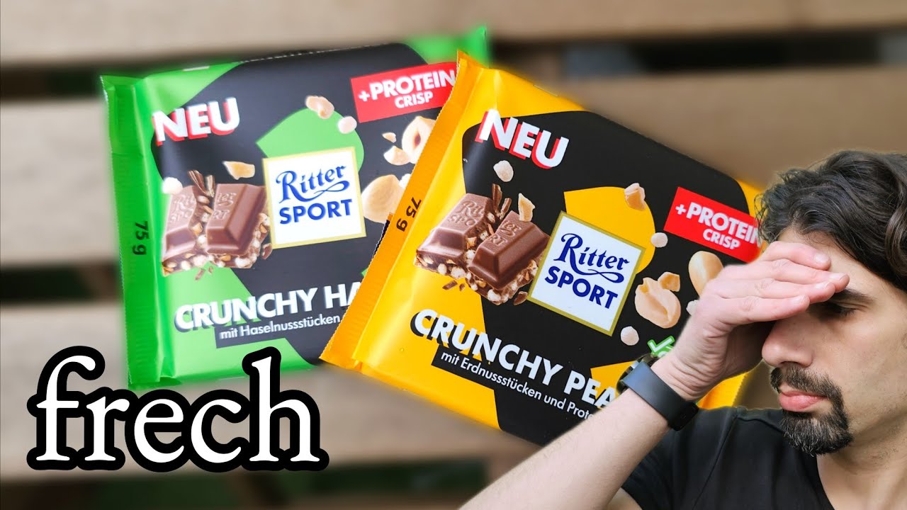 NEU: teurer, kleiner, wenig Protein - Ritter Sport Protein Crunchy Schokolade