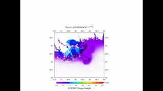 Gustav Storm Surge Animation: ADCIRC Gustav MSgrid