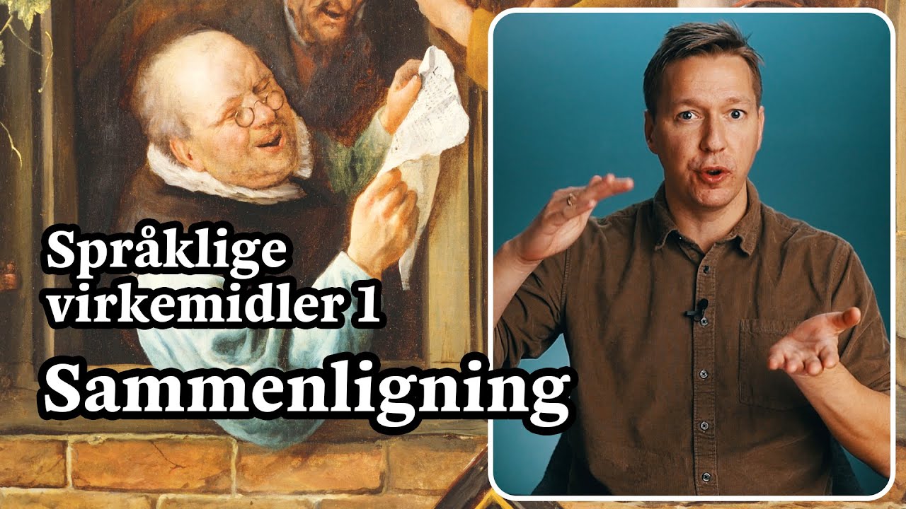 Språklige virkemidler 1 - Sammenligning - YouTube