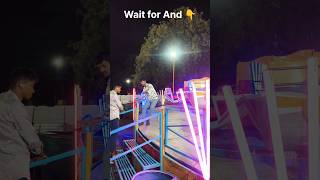 Wait For End 😱 Crazy Jhula Ride Full Fun 🎡🔥 #shorts