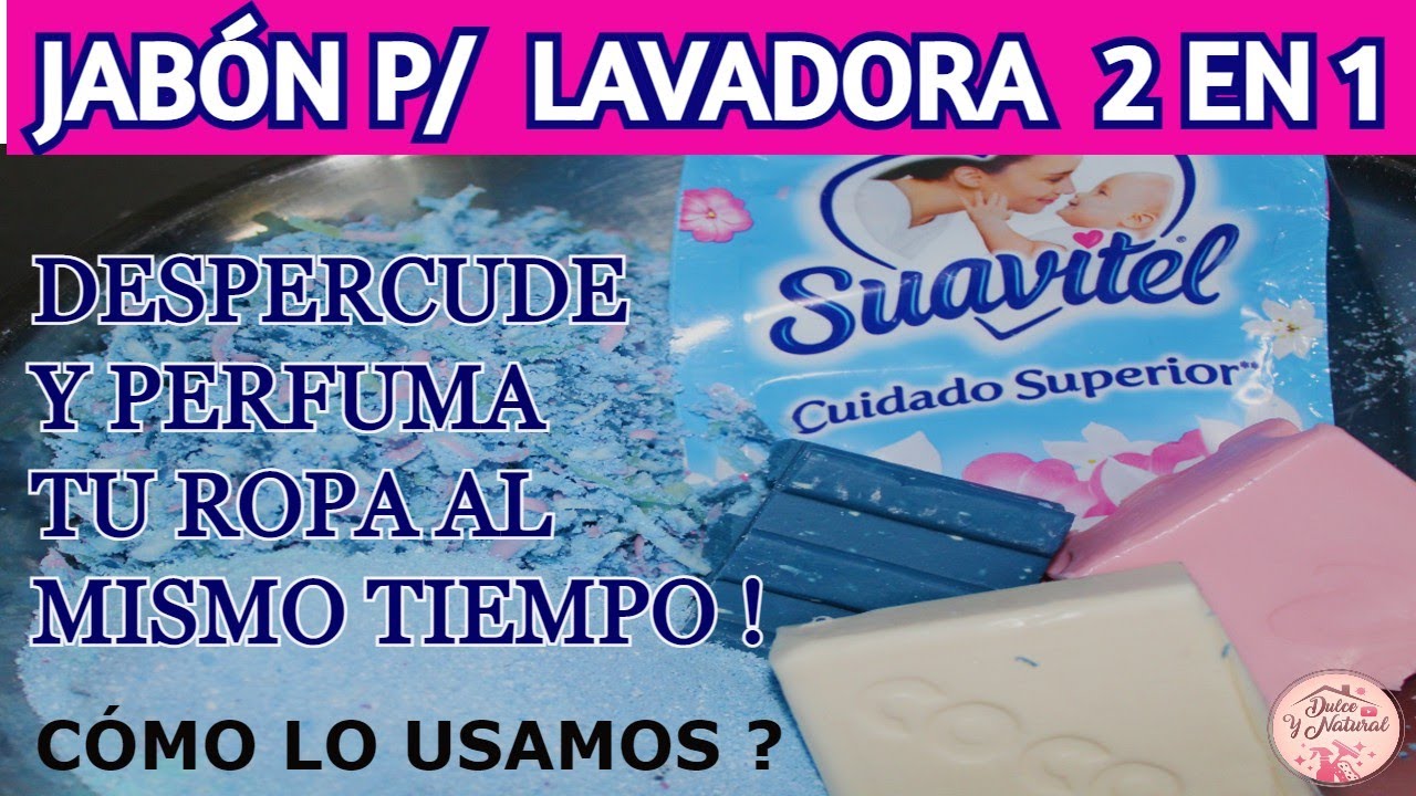 ⛔ LAVA, DESPERCUDE Y PERFUMA TU ROPA, al mismo tiempo en tu LAVADORA / Dulce y Natural.