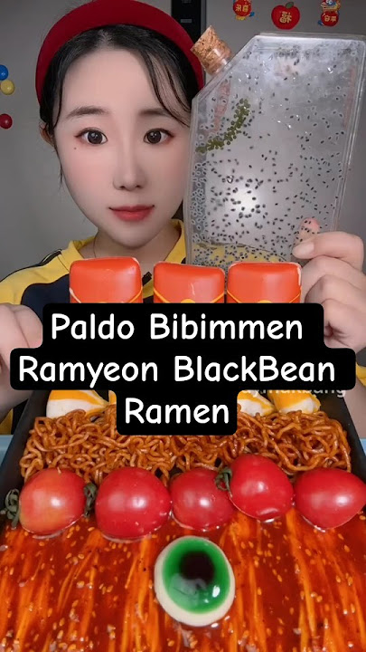 Paldo Bibimmen Ramyeon Blackbean Ramen & Broccoli Mukbang!