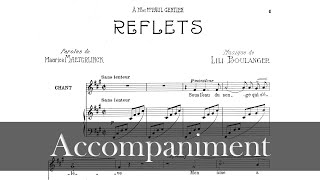 Reflets - L. Boulanger (Accompaniment)