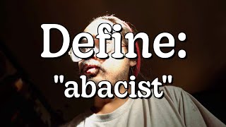 define abacist