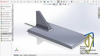 How to make a fillet between two different parts/bodies Як зробити заокруглення між двома деталями
