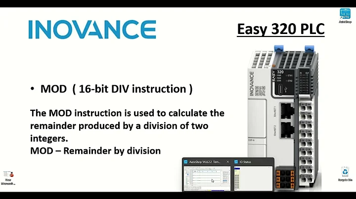 INOVANCE -  Easy320 PLC - MOD