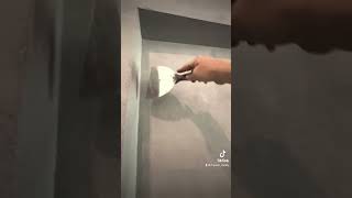 First coat of Wall 2 Floors water proof system for this fireplace. #fypシ゚viral #shorts #artist