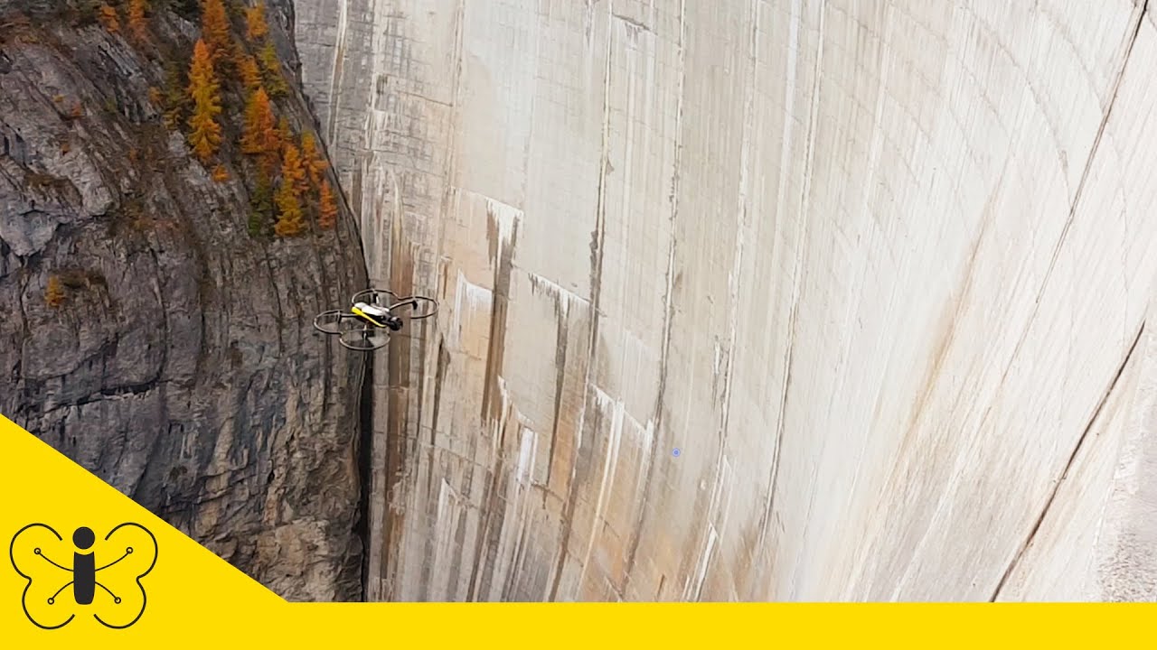 Inspecting the Tseuzier Dam with an albris Drone