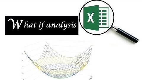 Introduction to Decision Making Using Excel - What IF Analysis