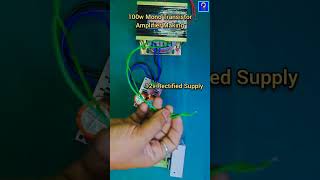 Complete Wiring And Testing Of 100w Mono Transistor Amplifier | Transistor Amplifier | 2SC5200
