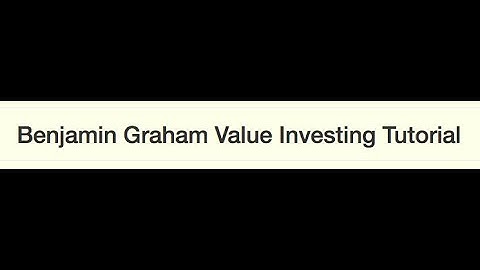 GrahamValue (formerly SerenityStocks) - Tutorial
