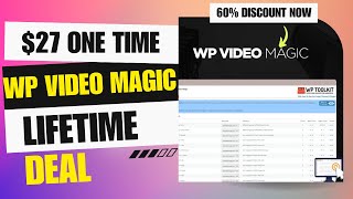 🔶🌐🔶WP Video Magic Lifetime Deal | Ultimate Video Hosting Hack | $27 Lifetime Deal | 60% Now