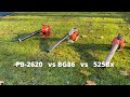 Stihl BG86 vs Echo PB-2620 vs Husqvarna 525Bx