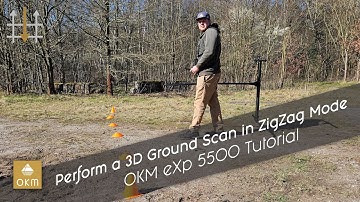 How to Perform a ZigZag 3D Ground Scan | OKM eXp 5500 Pro Tutorial