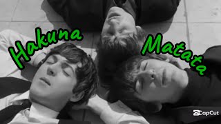 The Beatles~ Hakuna Matata (Lion King edit)🦁👑🪲❤️🙏🏻