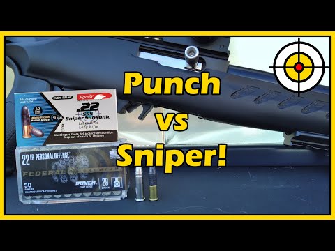 Did The Punch Just Get Sniped?! .22lr Federal Punch vs Aguila Sniper Subsonic Ballistic Gel Test!