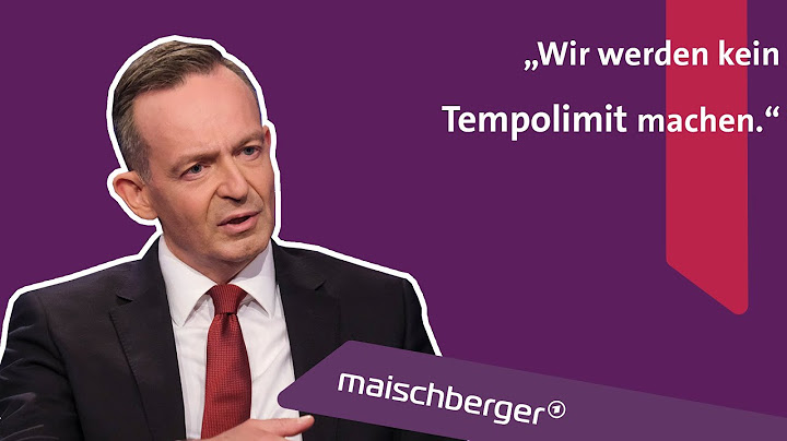 Bundesverkehrsminister Volker Wissing (FDP) im Gespräch I maischberger