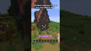 This mod integrates villagers into the CREATE MOD #minecraft