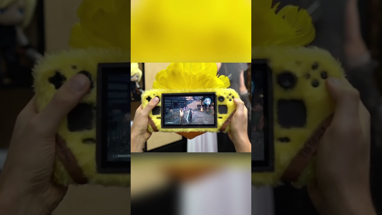 Square Enix unveils a Chocobo-themed Steam Deck with removable feather accents and a custom startup