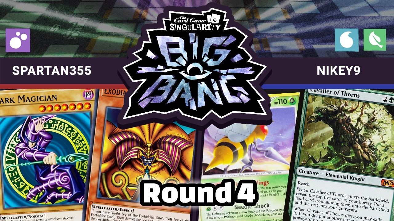 Card Game Singularity - Round 4 - Spartan vs Nikey9 (Big Bang Season Finale Tournament)