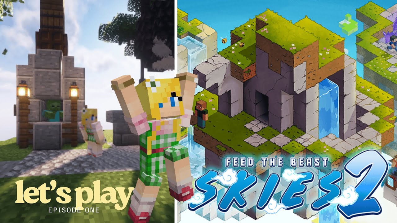 FTB Skies 2 Let’s Play Ep 1 | Choosing Our Sky Island & First Quests