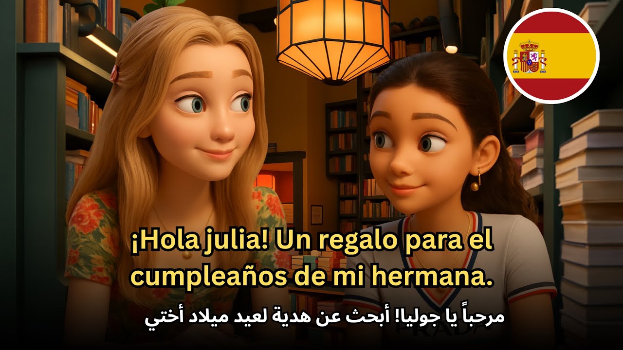ابدأ في فهم الإسبانية بسهولة وسرعة مع هذا الحوار ✅ البحث عن الهدية المثالية 🎁