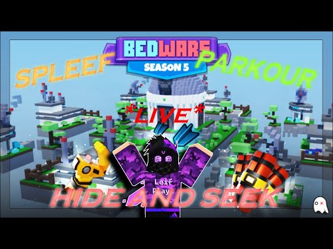 (Roblox Live) Roblox Bedwars MiniGames With Viewers (Kit Giveaway At 2.5K)