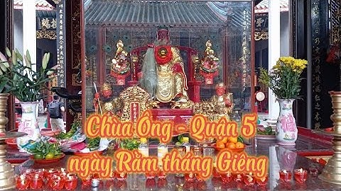 Chùa Ông - Hội quán Nghĩa An (Rằm tháng Giêng, Ất Tỵ 2025) #quan5#nguoihoa#temple