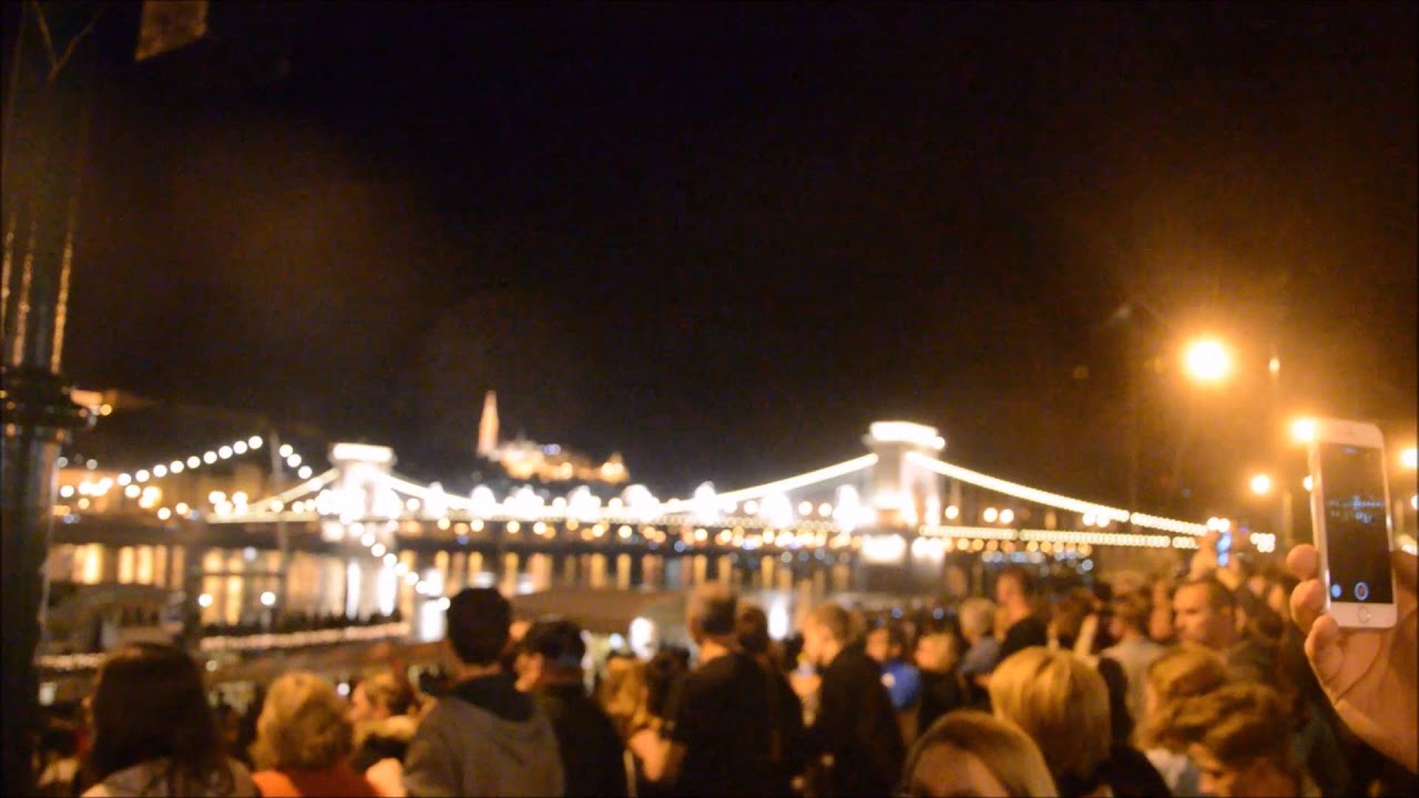 FIREWORKS 20 August Budapest, Hungary, St Stephen's Day 2015.