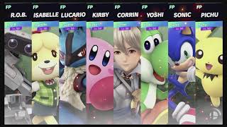 Super Smash Bros Ultimate Amiibo Fights – Request #14721 Stamina Battle at Palutena's