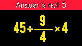 Only Geniuses Solve This Fast | PEMDAS Challenge!#maths #pemdas 