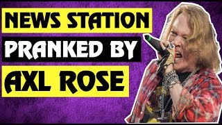 Guns N' Roses News: News Station Mistakes Axl Rose and Mickey Rourke as Married Couple