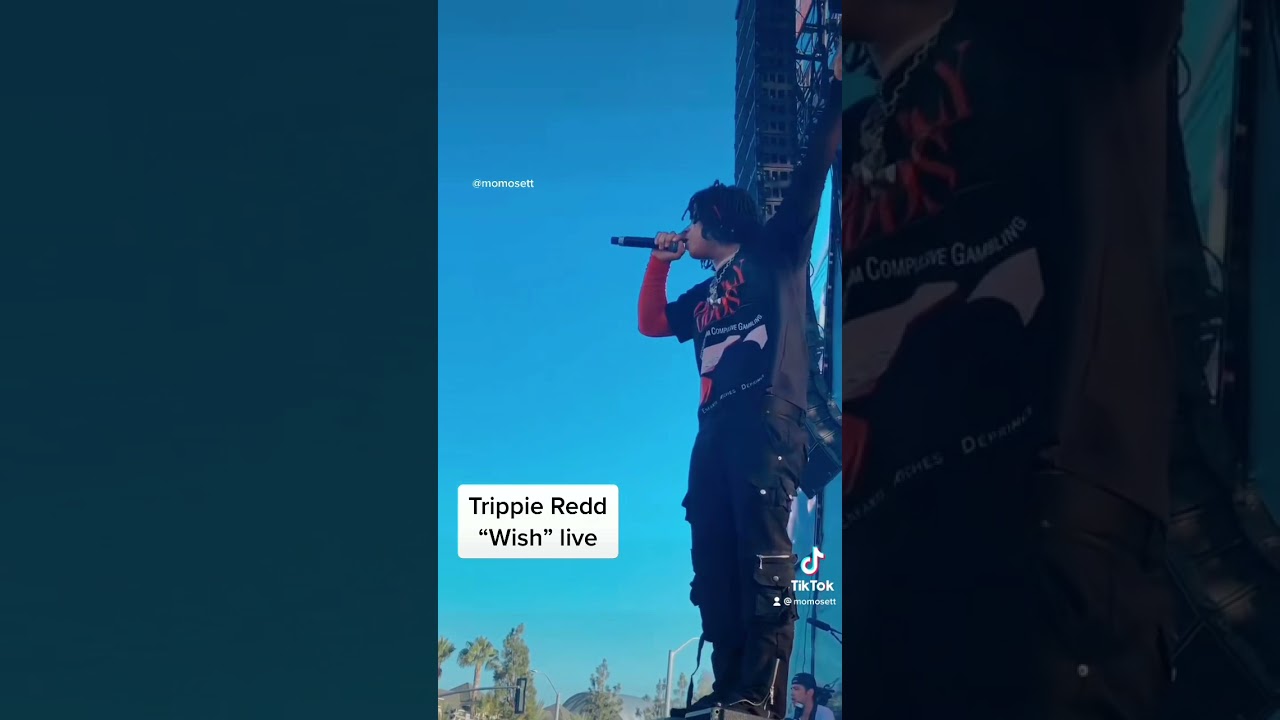Trippie Redd sings “Wish” by Diplo live in Anaheim, CA