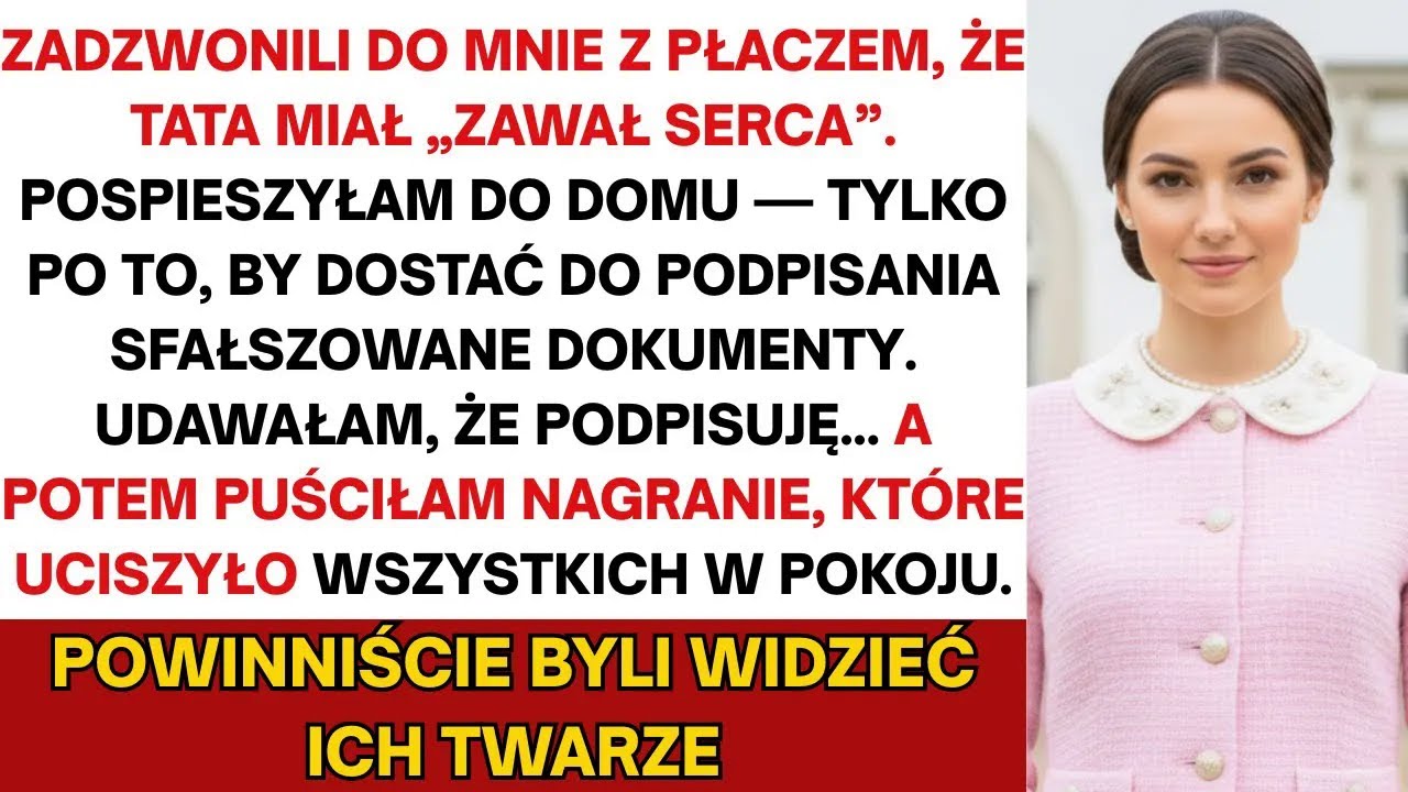 Moja rodzina sfingowała zawał, by zwabić mnie z powrotem—chcieli mego spadku. Odwróciłem sytuację...