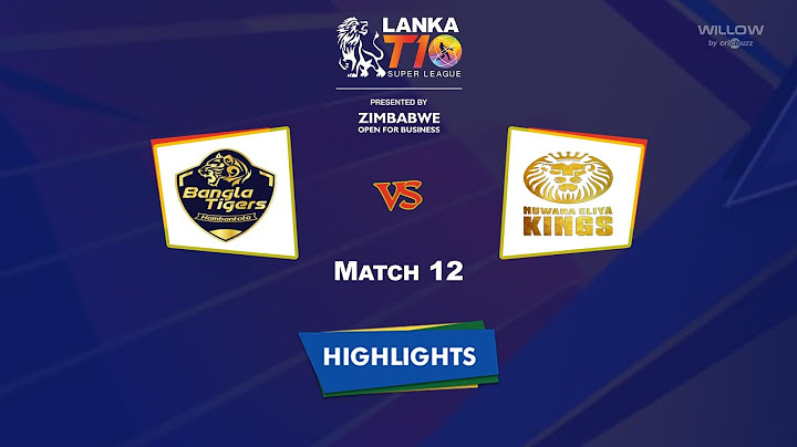 Highlights: 12th Match, Hambantota Bangla Tigers vs Nuwara Eliya Kings | 12th Match - HBT vs NEK