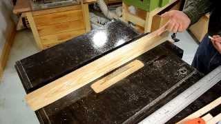 Effects of table saw misalignment, and kickback