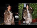 Rihanna&#39;s Dazzling Baby Bump &amp; Late Night Dinner After Son&#39;s 1st Birthday