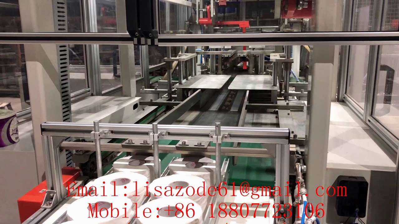 Full Automatic Toilet Tissue & Kitchen Towel Multi Roll Packing Machine