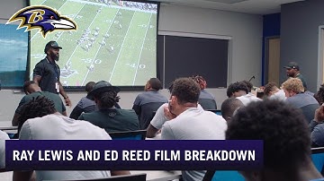 Ray Lewis, Ed Reed Teach How to Watch Film | Baltimore Ravens