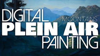 Celebrity Using an iPad to Paint Mountains Wealth