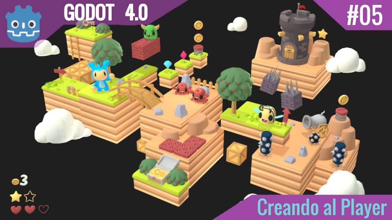 05. Creando al Player/ CharacterBody3D / GODOT 3D