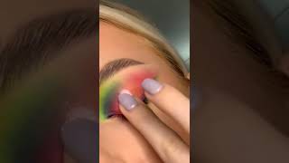 Vibrant Rainbow Makeup Tutorial #makeup #mua #tutorial