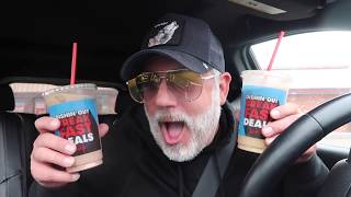 TRYING WENDY'S CHOCOLATE & VANILLA FROSTY-CCINO!