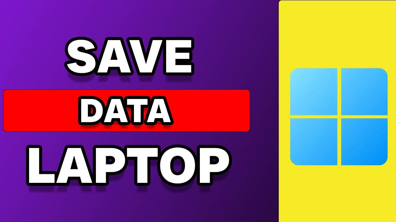 How To Save Data In Laptop Windows 11