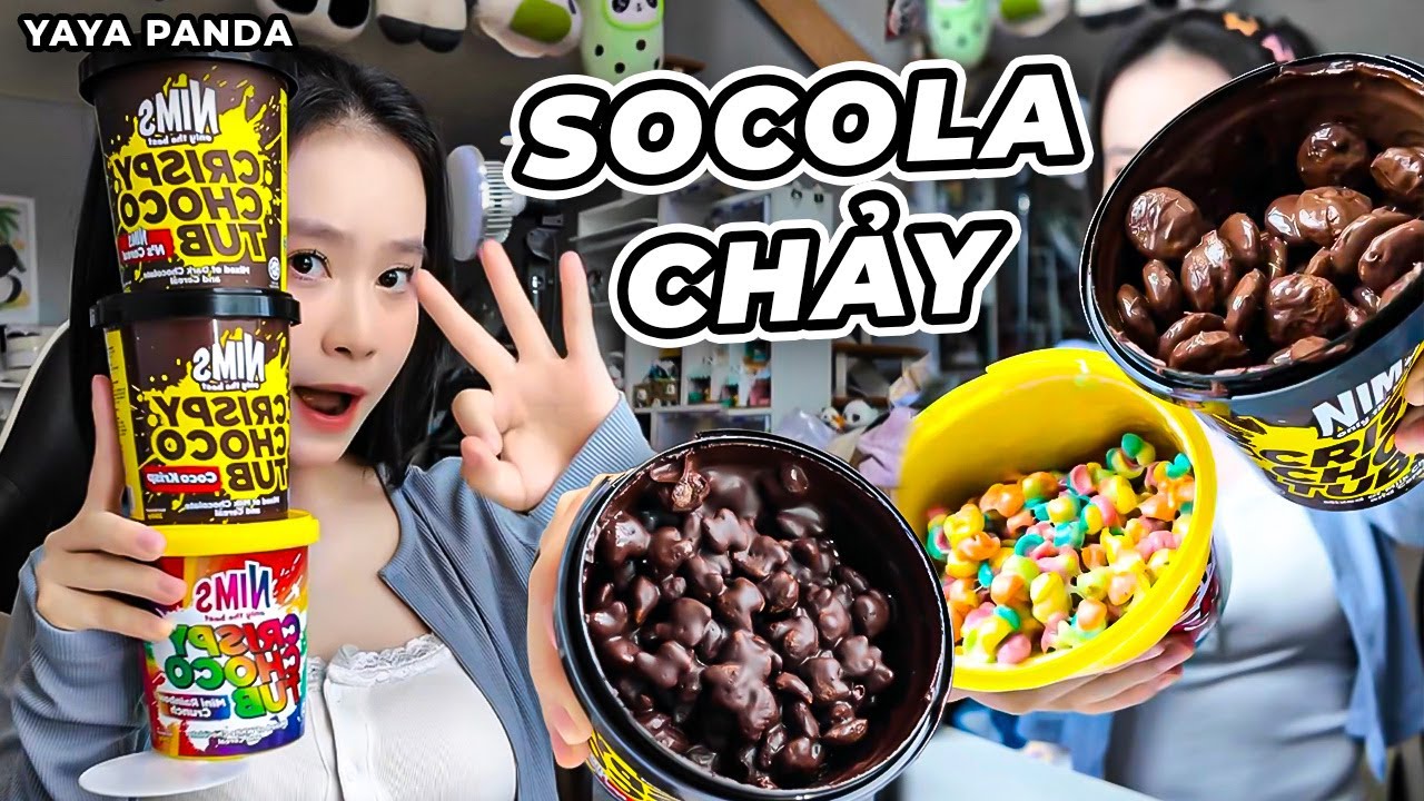 Tín Đồ Socola Không Thể Bỏ Qua - Mukbang 3 Loại Socola Chảy Giòn Tan | YAYA PANDA