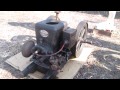 FUJI 1.5HP Model SaitamaーAntique Engine Running 　富士発動機1.5馬力