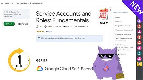 Service Accounts and Roles: Fundamentals| #2025 | #GSP199 |#qwiklabs |Solution