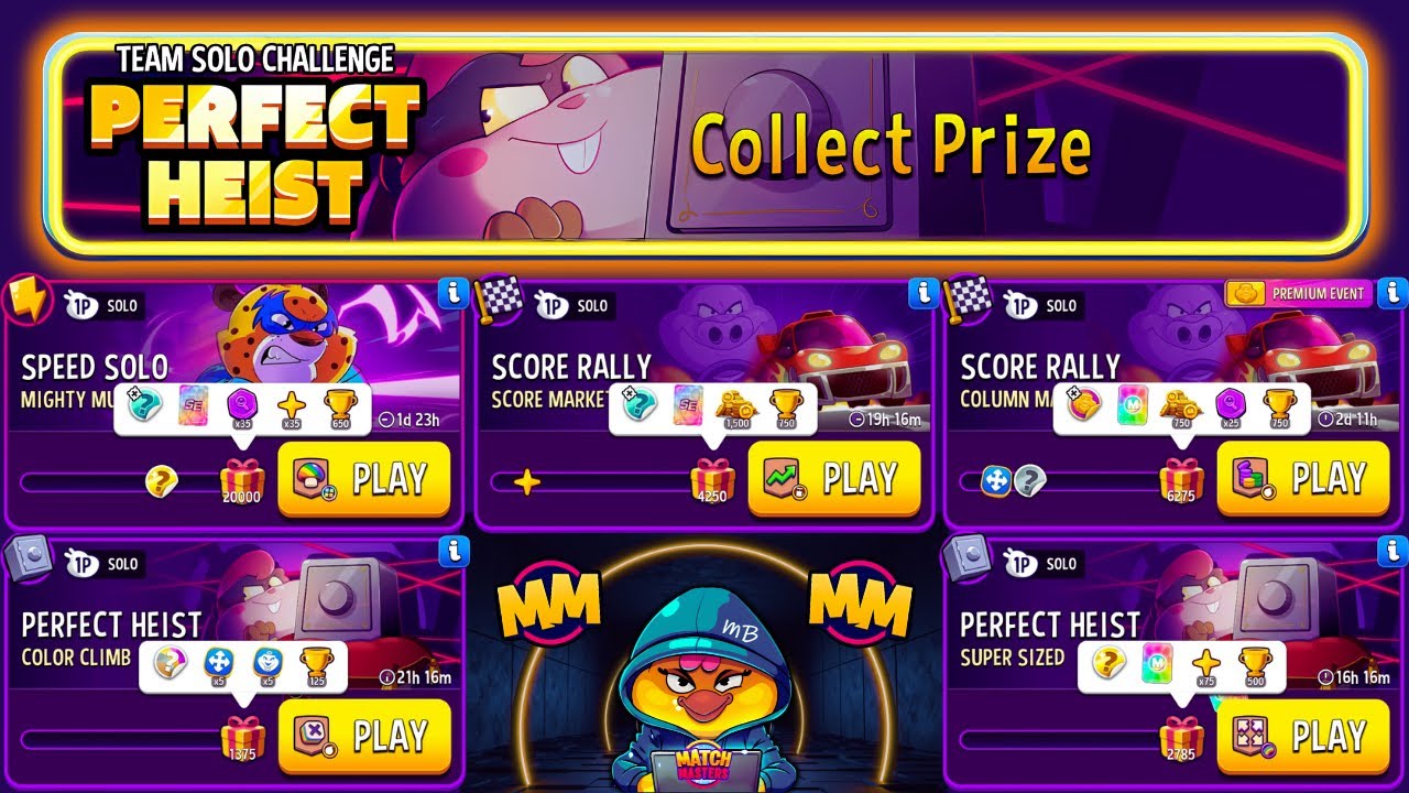 x6 SOLO 🔥 Mighty Mushrooms, Team Score Market, Color Climb, Column Mania, Super Sized