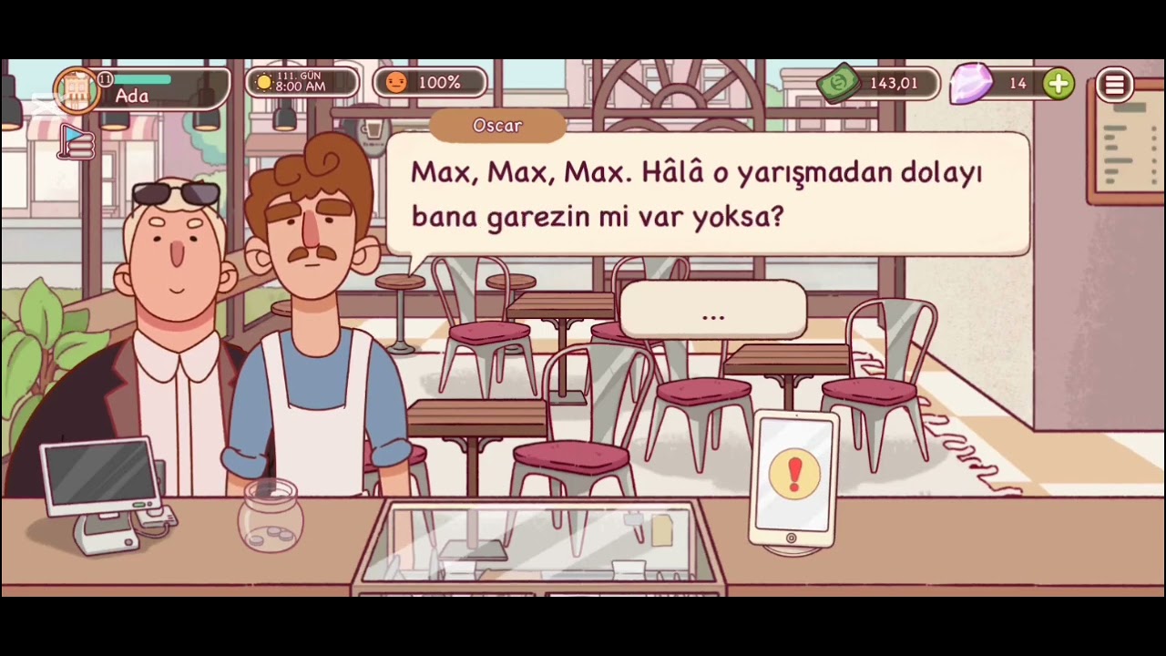 İyi kahve güzel kahve oynuyoruzzzzz